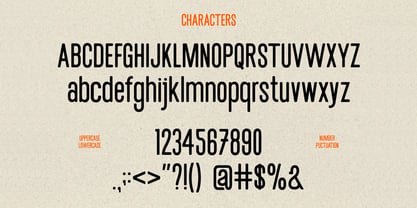 Modentra Font Poster 2