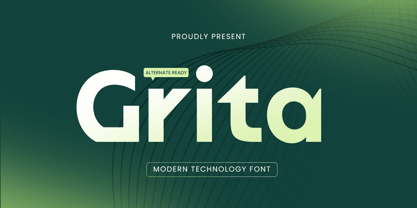 Grita Font Poster 1