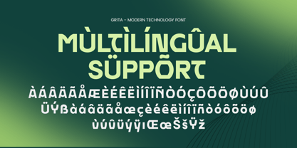 Grita Font Poster 13