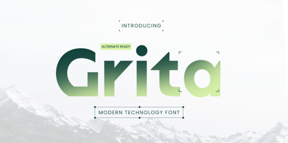 Grita Font Poster 2