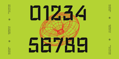 Clouds Hotspot Font Poster 12