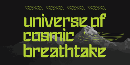 Clouds Hotspot Font Poster 7