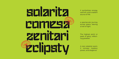 Clouds Hotspot Font Poster 8