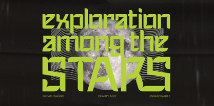 Clouds Hotspot Font Poster 11