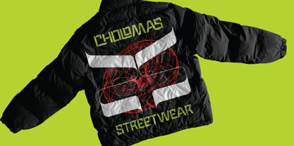 Clouds Hotspot Font Poster 2