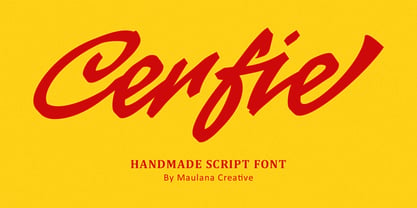 MC Cerfie Font Poster 1