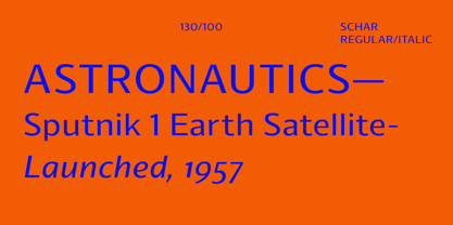 Schar Font Poster 12