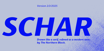 Schar Font Poster 1