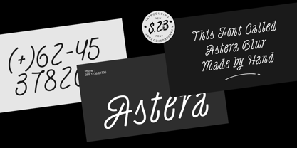 Asteza Font Poster 4