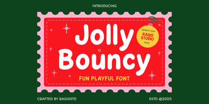 Jolly Bouncy Font Poster 1