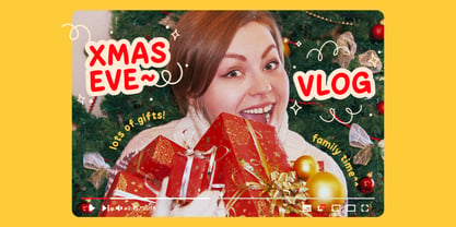 Jolly Bouncy Font Poster 4