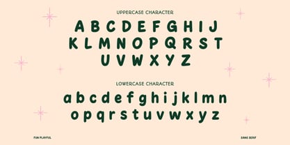 Jolly Bouncy Font Poster 2