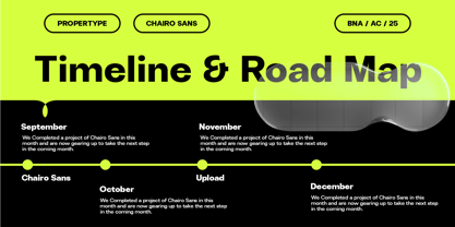 Chairo Sans Font Poster 5