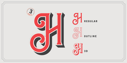Heralon Font Poster 2