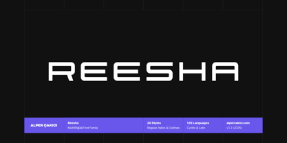 Reesha Font Poster 1