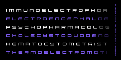 Reesha Font Poster 14