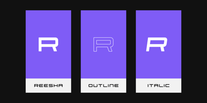 Reesha Font Poster 10