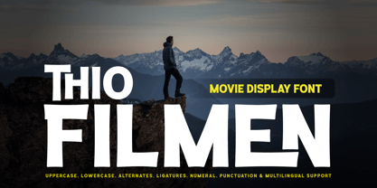 Thio Filmen Font Poster 1
