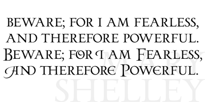 Odyssey Pro Font Poster 2