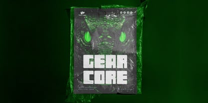 Blockron Font Poster 3