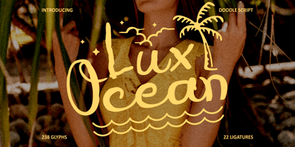 Lux Ocean Font Poster 1