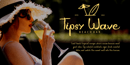 Lux Ocean Font Poster 2