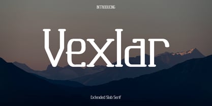 Vexlar Font Poster 1