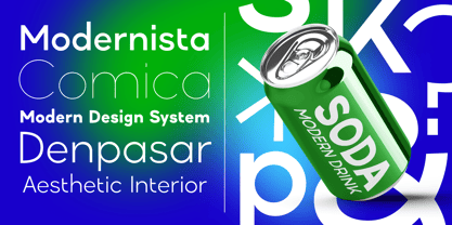 Gatte Modern Font Poster 9