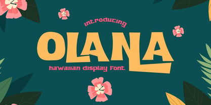 Olana Font Poster 1
