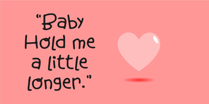 Sweet Embrace Font Poster 2