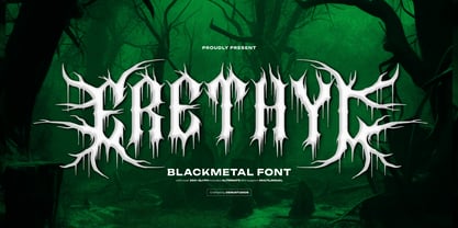 Erethyl Font Poster 1