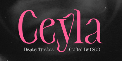 Ceyla Font Poster 1