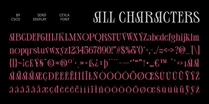 Ceyla Font Poster 6