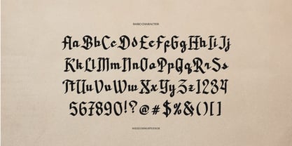 Dicaten Font Poster 10