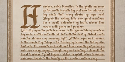Dicaten Font Poster 6