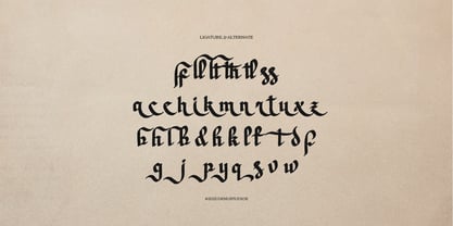 Dicaten Font Poster 12