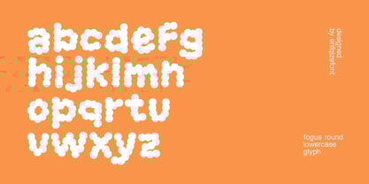 Fogus Round Font Poster 4