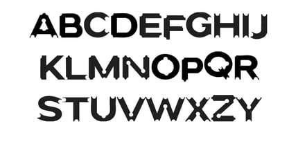 Swiss cheese Font Poster 3