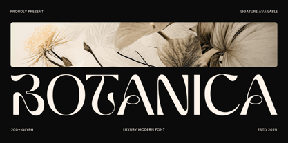 Botanica Font Poster 1