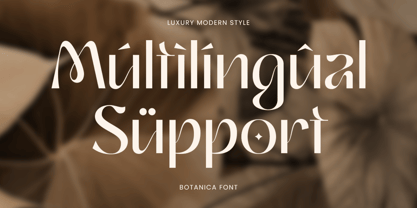 Botanica Font Poster 12
