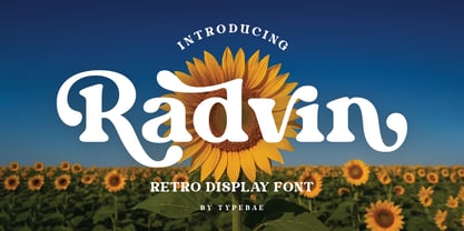Radvin Font Poster 1