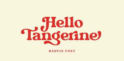 Radvin Font Poster 8