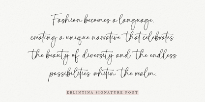 Erlintina Font Poster 9