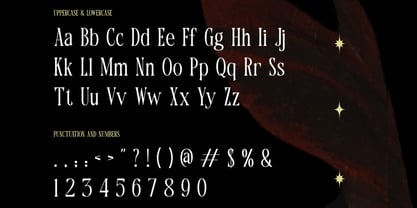 Amoura Camorin Font Poster 2