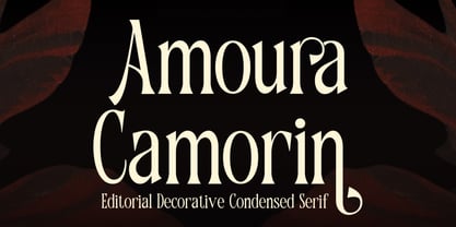 Amoura Camorin Font Poster 1
