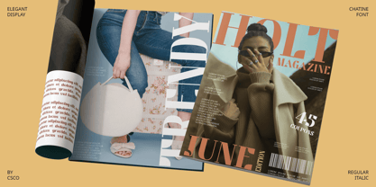 Chatine Font Poster 5