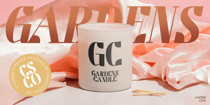 Chatine Font Poster 4