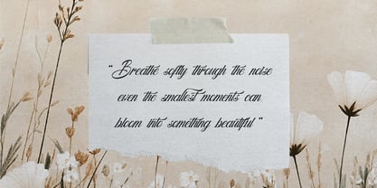 Marelyna Charleya Font Poster 5