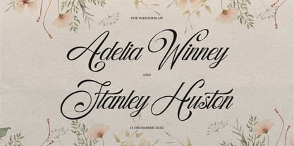Marelyna Charleya Font Poster 3
