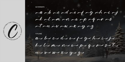 Christmas Merryland Font Poster 10